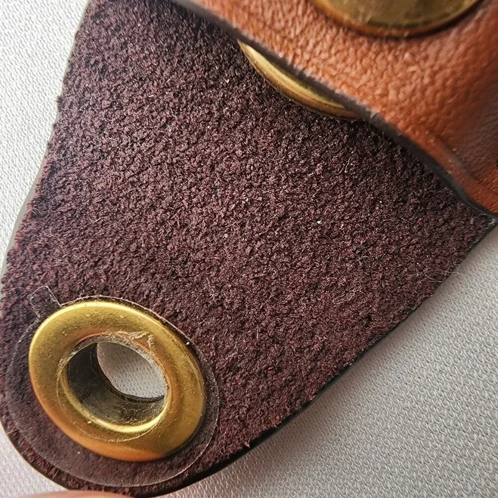 Coach 1941 Leather Clochette Hanging Tag Charm Brass Saddle